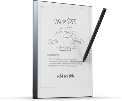 reMarkable 2 Bundle | 10,3 Zoll reMarkable 2 Papier-Tablet und Marker Plus Pen mit integriertem Radiergummi