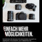 Canon EOS R50 Spiegellose Kamera Content Creator Kit – APS-C, 4K, WLAN, Bluetooth, kompakte Vlogging-Kamera für Einsteiger und Profis